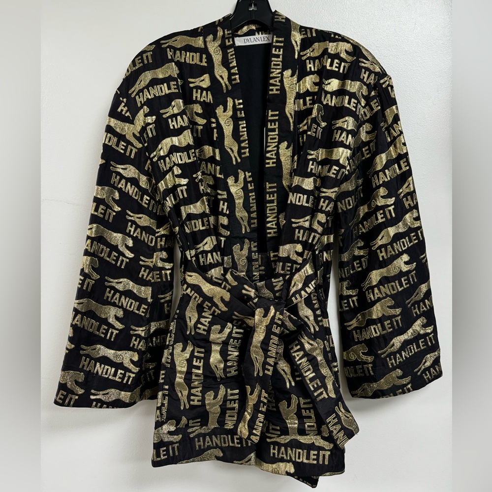 DYLAN LEX：Printed Evening Jacket